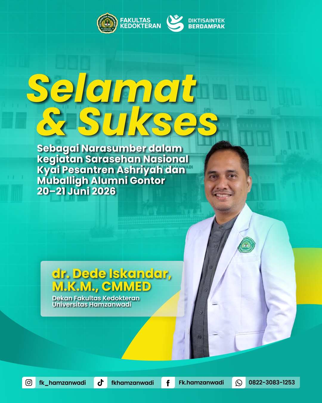 Dekan FK Universitas Hamzanwadi Menjadi Narasumber pada Sarasehan Nasional 100 Tahun Gontor
