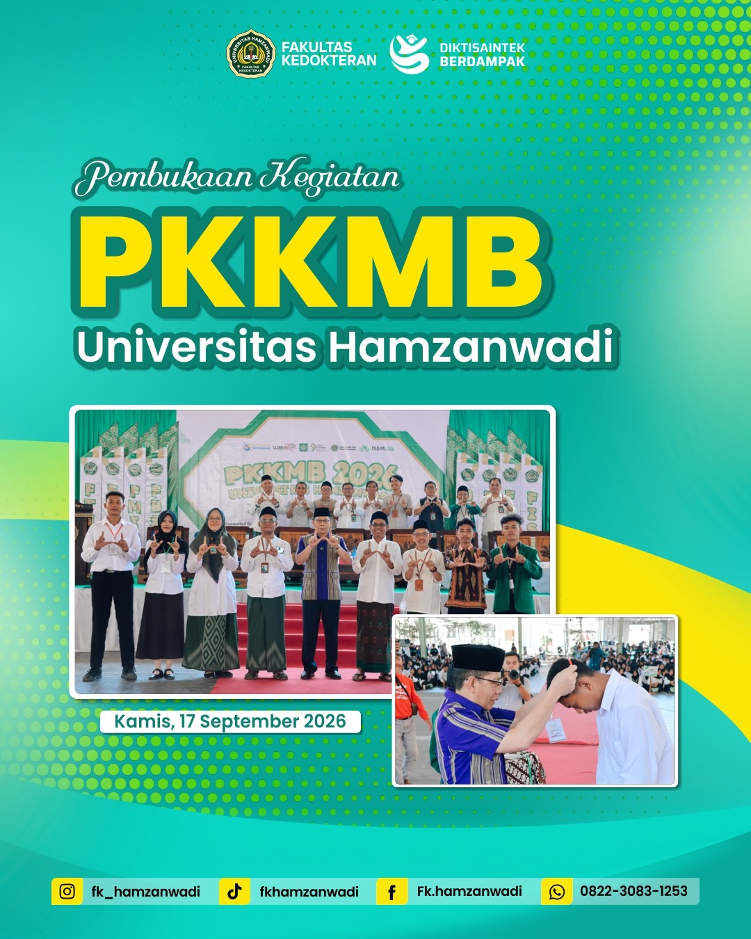 Wakil Bupati Lombok Timur Hadiri PKKMB Universitas Hamzanwadi, Sambut Mahasiswa Baru 2026
